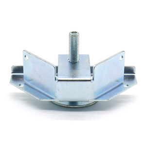 Dễ Dàng Để Cài Đặt Có Thể Điều Chỉnh Thép Không Gỉ Kim Loại Cao Su Cơ Sở Nhiệm Vụ Nặng Nề Đồ Nội Thất Tủ San Lấp Mặt Bằng Kim Loại Chân Chân Chân - Product Image 4