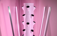 Systèmes de culture hydroponique neufs, directement de l'usine, jardinières verticales d'intérieur avec éclairage LED pour la croissance des plantes