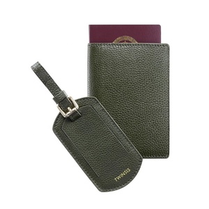 Étiquette de voyage en cuir véritable, support pour passeport, nouvelle conception, en vogue, 2020 - Product Image 3