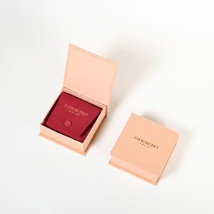PackSecret Customized Luxury <b>Magnetic</b> Gift Box Corrugated Paper Packaging Boxes with Microfiber <b>Button</b> Pouch Foil Logo Printed - Product Image 6
