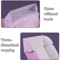 Carton ondulé de papier recyclable stable petite boîte d'emballage d'expédition pour la vente en gros