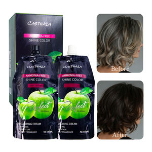 Tinte para el Cabello Negro Marrón Oscuro sin Amoníaco de Marca Privada de 500 ml x 2 - Product Image 6