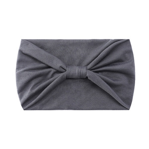 Diadema deportiva elástica ancha de estilo europeo-americano, con nudo, que absorbe el sudor, para yoga, accesorios para el cabello de mujer - Product Image 3