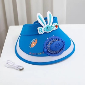 หมวกกันแดดสำหรับเด็กในฤดูร้อน พัดลมระบายอากาศ ป้องกันรังสียูวี หมวกเด็กสำหรับกิจกรรมกลางแจ้ง เดินป่า ตั้งแคมป์ - Product Image 3