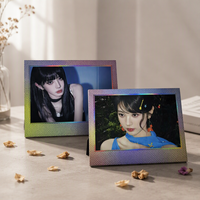 Carte de vœux personnalisée de 5 pouces, haute imitation, sur le thème de l'amour et du mariage, avec papier fantaisie enduit de PVC et carton de papier artistique, pelliculage.