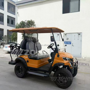 Voiturette de golf électrique au design moderne, 4 places, batterie lithium 72V, panneau de commande intelligent, apparence élégante - Product Image 2