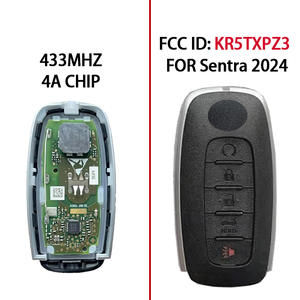 ID FCC d'origine: KR5TXPZ1 pour <span class=keywords><strong>Nissan</strong></span> <span class=keywords><strong>Qashqai</strong></span> Rogue Sentra Sylphy Almera X-Trail 433MHz 4A <span class=keywords><strong>Chip</strong></span> Smart Remote Car Key - Product Image 5