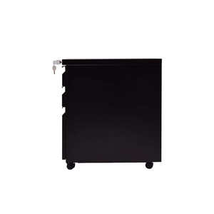 Moderno archivador móvil de acero de 3 cajones, antiinclinación, impermeable, a prueba de humedad, borde redondo, pedestal móvil de Metal para dormitorio - Product Image 5