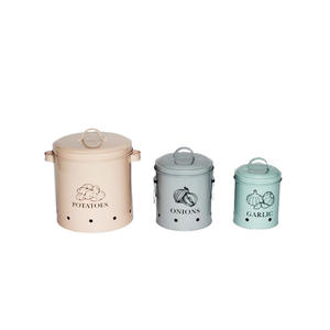 BX alta qualidade redondo metal armazenamento pode pet dog food storage container - Product Image 5