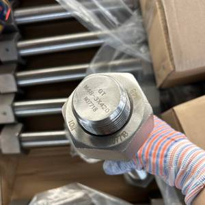 Tiges filetées complètes en acier allié Inconel 718 N07718, résistantes à l'érosion, matériau spécial OEM DIN 976 ASME B18.31.2, M4-M90, avec écrous - Product Image 2