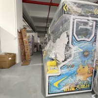 Machine de jeu d'arcade de tir Nailong |   Jeu de tir à la bouteille à 3 stations pour salles d'arcade