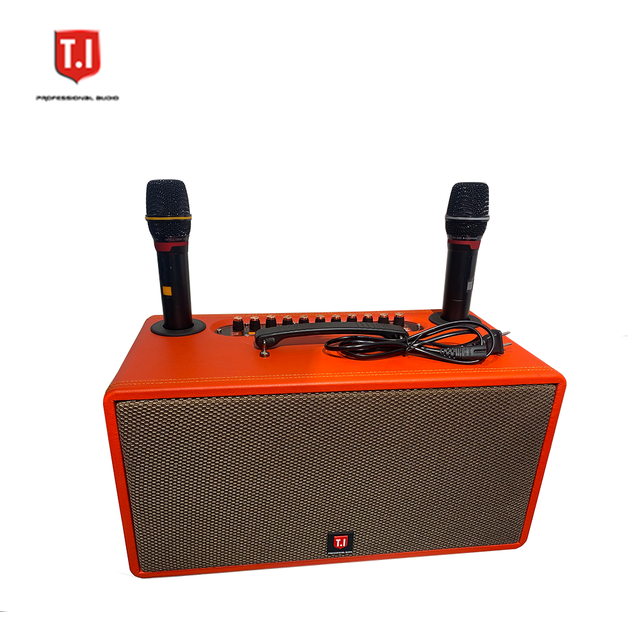 Wholesale Professional Sound System Speaker 120w 9A Battery Party Speaker Box with Dual Microphone