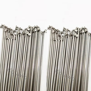 36 pezzi 13G acciaio inox bici <span class=keywords><strong>raggi</strong></span> Mountain Road Bike colore argento ad alta resistenza con rame capezzoli <span class=keywords><strong>raggi</strong></span> elettrici della <span class=keywords><strong>bicicletta</strong></span> - Product Image 2