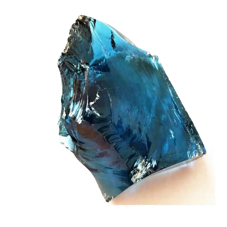 Rocas de cristal para jardín, decoración del hogar, Mar/Océano, azul