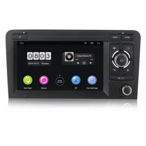 Android 11 SWC WIFI FM Car 2.5D Car Audio System for Audi A3 8P S3 8P RS3 Sportback 1024*600P GPS 2USB GPS Navigation