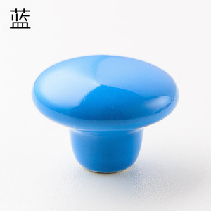 Modern <b>Ceramic</b> Pulls Single-Hole Cabinet Drawer Handles Colorful <b>for</b> Wardrobe Kitchen Bedroom - Product Image 2