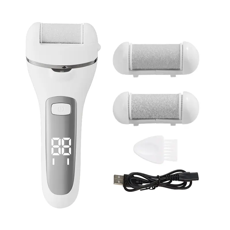 Neuer elektrischer Fuß schleifer USB-Aufladung Digital anzeige Pediküre-Hauts chl eifer Entfernen Sie den Hornhaut entferner für abgestorbene Haut