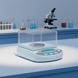 Balance analytique numérique 200g, précision 0,01g, avec écran de protection en verre, pour bijouterie et pharmacie - Product Image 2