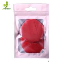 JIACHENG échantillon gratuit écologique personnalisé anti-odeur alimentaire mini petite pochette à fermeture éclair 3 côté joint plat en plastique emballage Sachet sac
