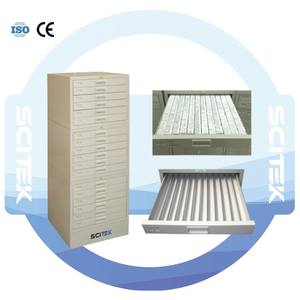 Gabinete para <span class=keywords><strong>Bloques</strong></span> <span class=keywords><strong>de</strong></span> <span class=keywords><strong>Parafina</strong></span> SCITEK, Capacidad para 11000 <span class=keywords><strong>Bloques</strong></span> <span class=keywords><strong>de</strong></span> Tejido, 18 Cajones, Lámina <span class=keywords><strong>de</strong></span> Acero Laminado en Frío para <span class=keywords><strong>Laboratorio</strong></span> - Product Image 2