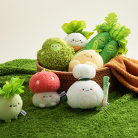 Jouet en peluche de la série végétale OEM ODM, jouet en peluche de légumes kawaii, cadeau d'anniversaire parfait
