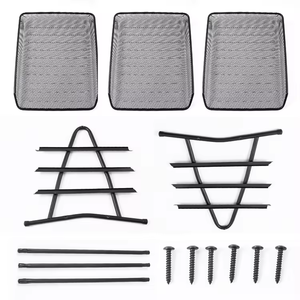 SHIRLEY YA Organisateur <span class=keywords><strong>de</strong></span> <span class=keywords><strong>bureau</strong></span> professionnel en métal <span class=keywords><strong>de</strong></span> haute qualité à 3 niveaux, avec <span class=keywords><strong>plateau</strong></span> coulissant pour documents et lettres, accessoires - Product Image 2