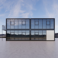 Fabricant personnalisé dans un conteneur modulaire maisons préfabriquées avec douche salle de bain et armoires de cuisine maison préfabriquée pour le canada