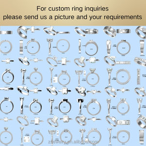 Anillo personalizado Claddagh de Plata de Ley 925 con moissanita y diamantes, joyería para cena con solitario helado - Product Image 5