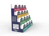 Présentoir de Comptoir Personnalisé Apache pour Sachets de Nicotine pour Buralistes, Magasins de Tabac et Caisses de Commerces de Proximité