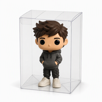 Vente en gros de boîtes de protection transparentes en PET pour Funko Pop de 10 pouces, boîte de présentation, épaisseur 0,5 mm, taille 229x214x329 mm