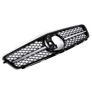 Nouvelle calandre avant supérieure style AMG C63 pour Mercedes-Benz Classe C W204 C180 C200 C300 C350 2008-14 – Calandre de course - Product Image 3