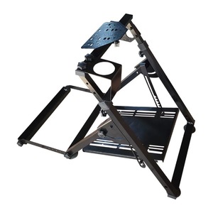 Xe đua mô phỏng chơi game chỉ đạo bánh xe cố định đứng có thể điề<span class=keywords><strong>u</strong></span> chỉnh lái xe khung giá cho G25, G27, G29 t300, T500, T80 thrustmaster - Product Image 1