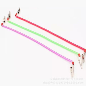 Clips de fixation double tête en plastique élastique OEM en forme de U, réglables, pour foulards, serviettes et bavoirs, accessoire pour matériel dentaire - Product Image 1