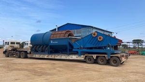 Hot Bán Trong Ghana Khai Thác Mỏ Quy Mô Lớn 200 Tấn Mỗi Giờ Vàng Trommel Rửa Nhà Máy Placer Vàng Quặng Mặc Quần Áo Nhà Máy - Product Image 3