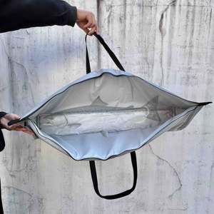 China personalizado 100cm Pvc gran <span class=keywords><strong>mar</strong></span> hielo suave congelado tienda aislado pescado transporte impermeable enfriador pesca matar bolsa - Product Image 5