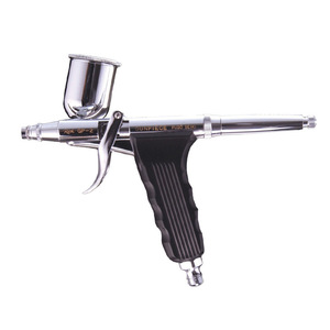 Aérographe Lumina GP-2 10,0 cc à alimentation par gravité, double action, portable, réglages de vitesse ajustables pour travaux artistiques - Product Image 2
