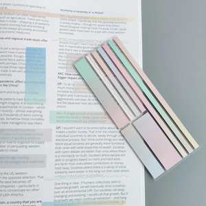 Blocs-notes autocollants transparents et imperméables en PET de 180 pages pour fournitures scolaires et de bureau - Product Image 2