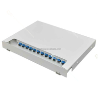 12 24 48 72 Ports ODF FTTH Boîte ODF coulissante murale Cadre de distribution de fibre optique Boîte de terminaison de fibre odf