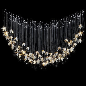 Décoration LED éclairage personnalisé hall d'hôtel Escalier design de luxe intérieur lustre personnalisé - Product Image 4