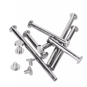 Custom Chicago Schroef Aluminium M2 * 4Mm 5Mm 8Mm Lederen Riemklinknagel Bindend Koper Mannetje Aan Vrouwelijke Chicago Schroeven - Product Image 6