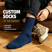 Chaussettes pour hommes en tricot, design de marque sportive tendance, chaussettes personnalisées en coton jacquard, nouveau design oriental