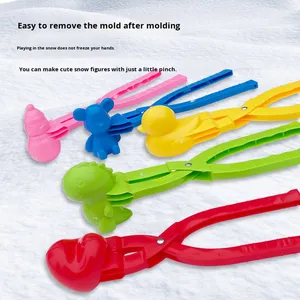 Outil de jeu pour enfants en plastique pour faire des boules de neige, des empreintes de canards et des formes de sable, pour les 5-7 ans - Product Image 3