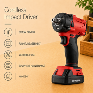 <span class=keywords><strong>Atornillador</strong></span> de Impacto Inalámbrico de 220N.m, 1/4 Hex, 20V, Sin Escobillas, 3 Velocidades, 5.0Ah, para Reparación de Automóviles, Muebles y Taller - Product Image 3