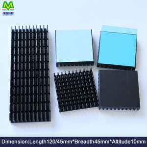Dissipateur thermique pour appareil électronique en aluminium Composants CPU Puce Carte mère Poinçonnage 45*10 <span class=keywords><strong>Largeur</strong></span> et hauteur - Product Image 5