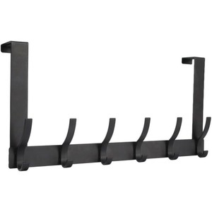 Door <b>hooks</b>, bathroom door towel rack with 12 coat <b>hooks</b>, wall-mounted coat <b>hooks</b> and hangers. - Product Image 1