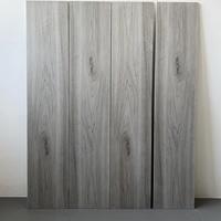 Carrelage en porcelaine gris imitation bois 200x1000 9mm d'épaisseur finition mate antidérapante bords rectifiés pour pose au sol et au mur