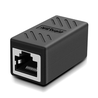 Adaptateur Réseau Ethernet Cat 5e Cat5 Cat6 Cat7 8P Femelle-Femelle Connecteur Coupleur RJ45 en Ligne