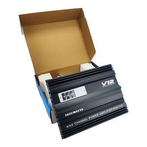 Amplificador de Audio para Automóvil de 4 Canales Clase AB Directo de Fábrica, Amplificador de Sonido Estéreo para Subwoofer de Bajos <span class=keywords><strong>con</strong></span> Crossovers - Product Image 5