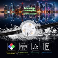 Vente directe usine – Source de lumière ponctuelle LED RGBW DC24V pour PC, extérieur, étanche IP67, façade de bâtiment, garantie 3 ans, Halloween, 70lm