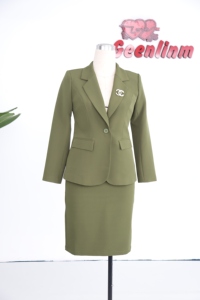 Vestidos de Trabajo Elegantes de Alta Calidad para Mujer, Vestido Formal de Manga Larga, Talla Grande, Color Sólido - Product Image 4